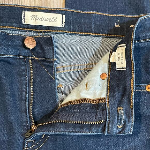 Madewell 9" High-Rise Skinny Jeans - size 26 - Picture 4 of 10